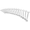 Facom 16-Piece Steel Metric Combination Spanner Set, Sizes 8 to 24 mm, Chrome Finish 440.JE16T