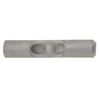 TE Connectivity Solistrand Strap Butt Splice Connector Uninsulated Tin 26 AWG 321198
