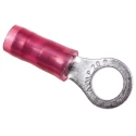 TE Connectivity PIDG Insulated Ring Terminal M5 Stud Size 22 AWG to 16 AWG Wire Size, Red 2-36153-4