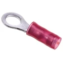 TE Connectivity PIDG Insulated Ring Terminal M5 Stud Size 22 AWG to 16 AWG Wire Size, Red 2-36153-4
