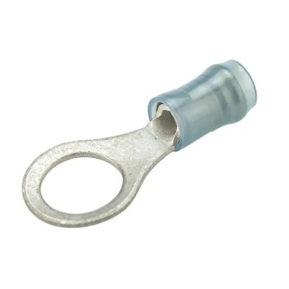TE Connectivity PIDG Insulated Ring Terminal M8 Stud Size 16 AWG 14 AWG Wire Size Blue 328998