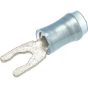 TE Connectivity PIDG Insulated Fork Terminal Nylon Blue 16 AWG to 14 AWG M3.5 Stud Size 52935-2