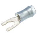 TE Connectivity PIDG Insulated Fork Terminal Nylon Blue 16 AWG to 14 AWG M3.5 Stud Size 52935