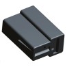 TE Connectivity AMP FASTIN-FASTON 2 Way Polyamide 66 Crimp Terminal Housing 6.35 mm Tab Size 180907-5
