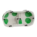 Schneider Electric Green Polypropylene Airtight Junction Box IP40 142x39x71mm Multifix Air IMT35000