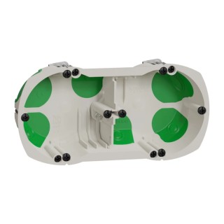 Schneider Electric Green Polypropylene Airtight Junction Box IP40 142x39x71mm Multifix Air IMT35000
