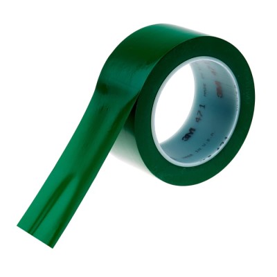 3M Green Vinyl Lane Marking Tape 50 mm Width, 33 m Length, 0.14 mm Thickness 471