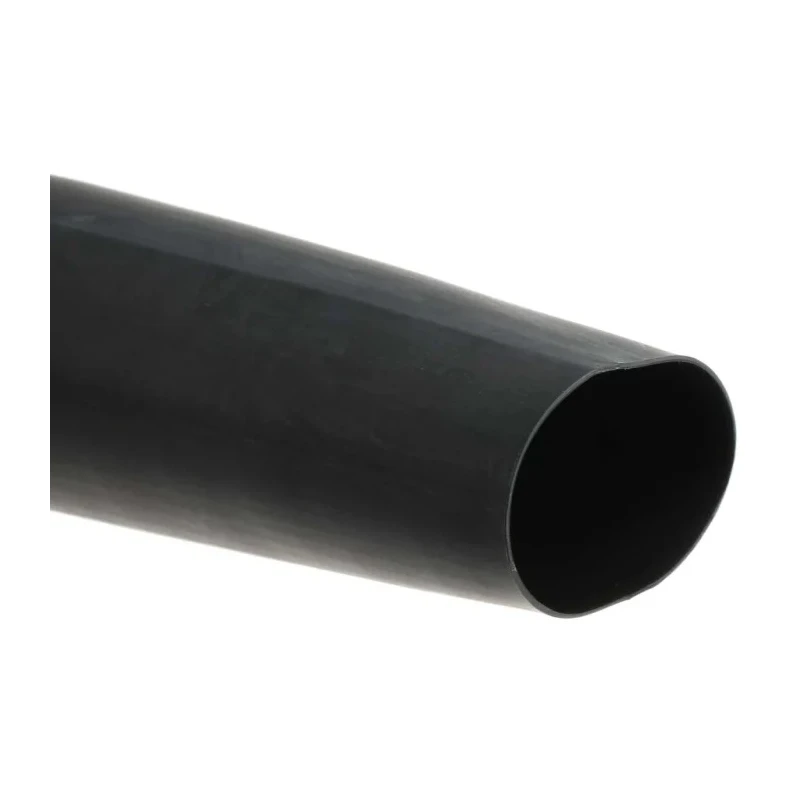 RS PRO Halogen Free Polyolefin Heat Shrink Tubing Black 40 mm Sleeve Diameter x 1.2m Length 3:1 Shrink Ratio 562-656