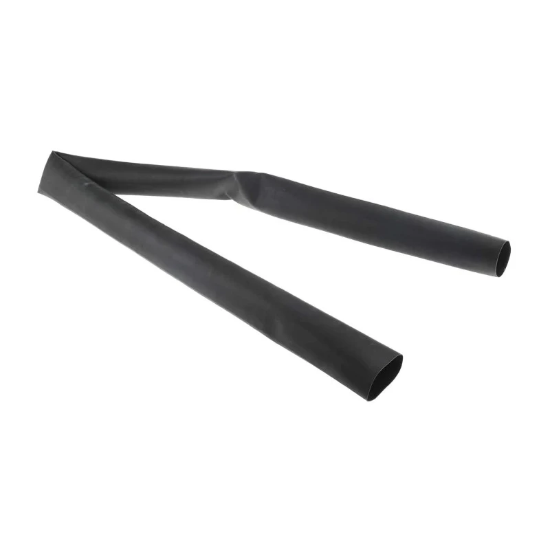 RS PRO Halogen Free Polyolefin Heat Shrink Tubing Black 40 mm Sleeve Diameter x 1.2m Length 3:1 Shrink Ratio 562-656