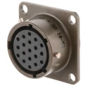 Amphenol Socapex MIL Spec Circular Connector 451 Straight 19 Way Panel Mount Female Contacts Olive Drab 451 02E 1419S 50