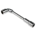 Facom Hexagon Tubular Box Spanner Set, Tip Sizes 7 to 19 mm, Chrome Vanadium Steel MODM.75PB