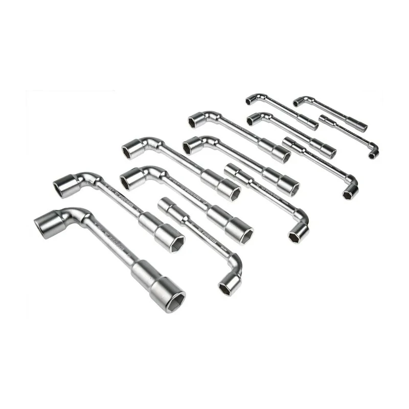 Facom Hexagon Tubular Box Spanner Set, Tip Sizes 7 to 19 mm, Chrome Vanadium Steel MODM.75PB