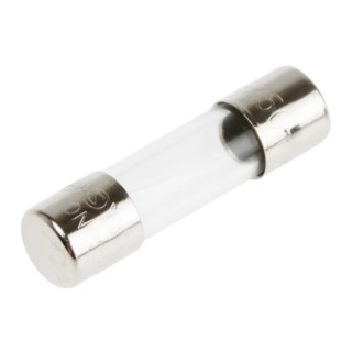 RS PRO 250mA Fast Acting Glass Cartridge Fuse 5 x 20 mm 250V AC 563-469