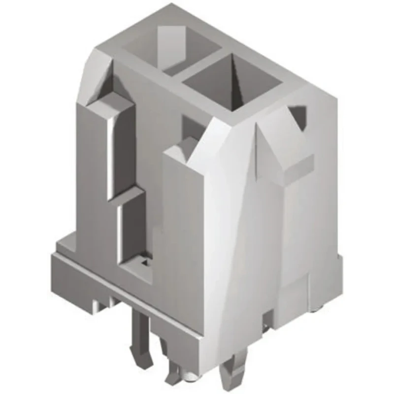 Molex Micro-Fit 3.0 Series Straight Through Hole PCB Header Shrouded, 2 Contacts, 3 mm Pitch, 2 Row 43045-0224