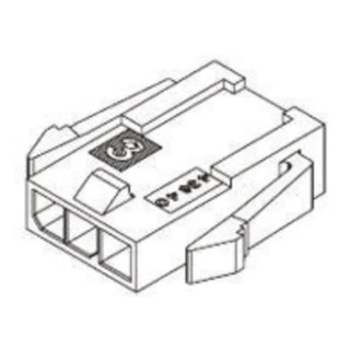 Molex Micro-Fit 3.0 Male Connector Housing 3 mm Pitch 8 Way 1 Row Straight 43640-0800
