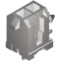 Molex Micro-Fit 3.0 Series Right Angle Through Hole PCB Header 12 Contacts 3 mm Pitch 2 Row Shrouded 43045-1201