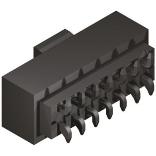 Molex Milli-Grid Series 8 Contact Straight Through Hole Shrouded PCB Header, 2 mm Pitch, 2 Row 87831-0820