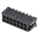 Molex Micro-Fit 3.0 Series Straight Through Hole PCB Header 14 Contacts 3 mm Pitch 2 Row Shrouded 43045-1413