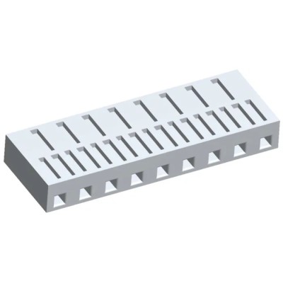 Molex KK Female Connector Housing 5.08 mm Pitch 9 Way 1 Row Straight Nylon Cable Mount 10-01-1094