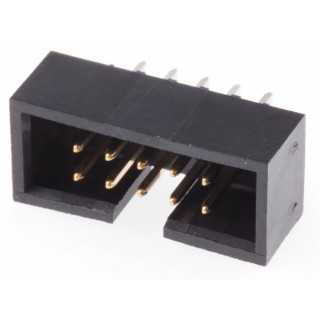 Molex C-Grid Series Straight Through Hole PCB Header, 10 Contacts, 2.54 mm Pitch, 2 Row, Shrouded, 250V, 2.5A 70246-1001