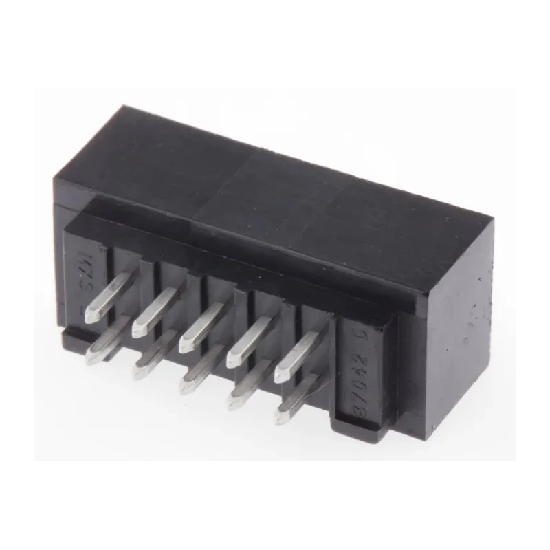 Molex C-Grid Series Straight Through Hole PCB Header, 10 Contacts, 2.54 mm Pitch, 2 Row, Shrouded, 250V, 2.5A 70246-1001