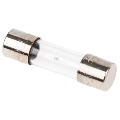 RS PRO Glass Cartridge Fuse 630mA Time Delay 5 x 20 mm 250V AC 563-637