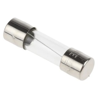 RS PRO 1.6A Time Delay Glass Cartridge Fuse, 5 x 20 mm, 250V AC, Glass Body 563-728