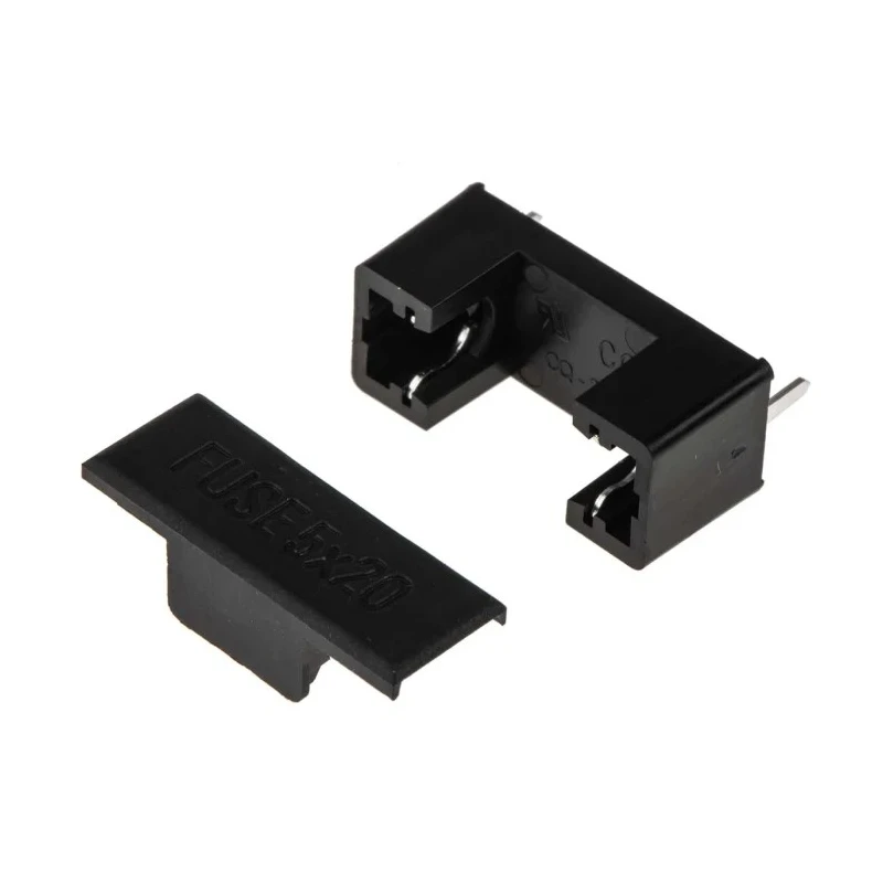 RS PRO 6.3A PCB Mount Fuse Holder for 5.2 x 20 mm Fuses, 250V AC 563-756