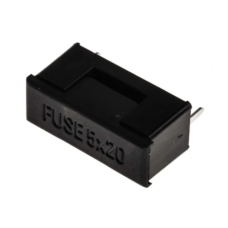 RS PRO 6.3A PCB Mount Fuse Holder for 5.2 x 20 mm Fuses, 250V AC 563-756