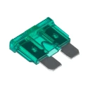 RS PRO 30A Green Car Fuse 32V DC Blade Type Regular PA66 Housing 18.5mm Height 5mm Width 563-766