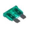 RS PRO 30A Green Car Fuse 32V DC Blade Type Regular PA66 Housing 18.5mm Height 5mm Width 563-766