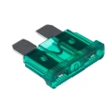 RS PRO 30A Green Car Fuse 32V DC Blade Type Regular PA66 Housing 18.5mm Height 5mm Width 563-766