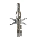 Molex 1380 Series Male Crimp Terminal, 22 AWG Min Crimp, 18 AWG Max, Brass Contact, Tin Plating, Model 02-09-2116