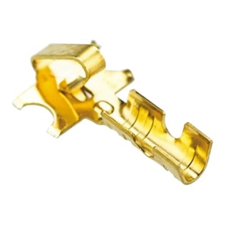 Molex Female Crimp Terminal 4A Current, Gold Plated Brass Contact, 30 AWG Min, 22 AWG Max 08-56-0109