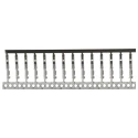 Molex 90119 Series Female Crimp Terminal 24 AWG Min, 22 AWG Max, Gold Plated Phosphor Bronze Contacts 90119-0111