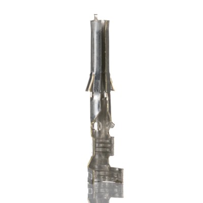 Molex 1561 Series Female Crimp Terminal 24 AWG Min, 18 AWG Max, Tin Plated Brass 02-06-1101