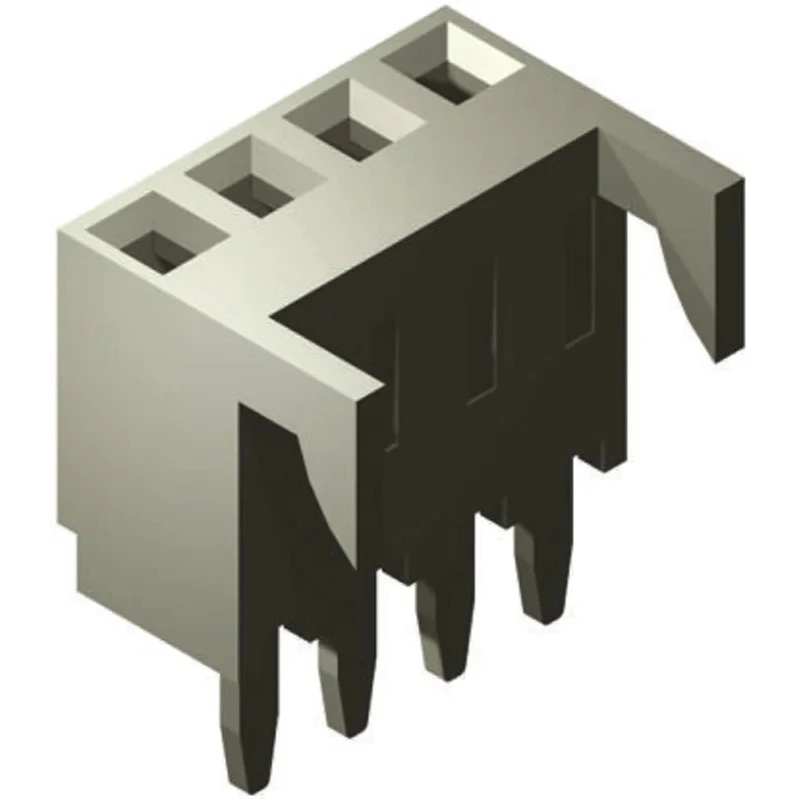 Molex KK 254 Series Straight Through Hole PCB Socket 10-Contact 1 Row 2.54 mm Pitch Solder 22-02-2105
