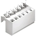 Molex KK 254 Series Straight Through Hole PCB Socket 8-Contact 1 Row 2.54 mm Pitch Solder 22-17-2087