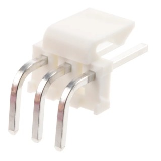 Molex KK 396 Series Right Angle Through Hole Pin Header 3 Contacts 3.96 mm Pitch 1 Row Unshrouded 26-60-5030