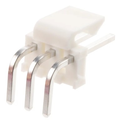 Molex KK 396 Series Right Angle Through Hole Pin Header 3 Contacts 3.96 mm Pitch 1 Row Unshrouded 26-60-5030