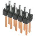 Molex C-Grid III Series Straight Through Hole Pin Header, 4 Contacts, 2 Row, 2.54 mm Pitch, Unshrouded 90131-0122