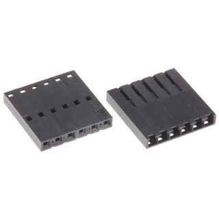 Molex SL Female Connector Housing 2.54 mm Pitch 6 Way 1 Row Straight 50-57-9006