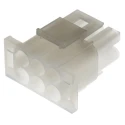 Molex MLX Male Connector Housing 6 Way 2 Row Straight Nylon 6.35 mm Pitch 600V 11A 50-84-1060
