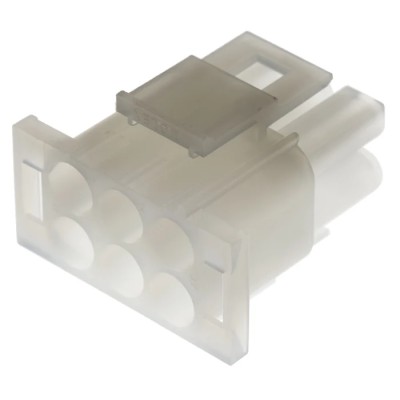 Molex MLX Male Connector Housing 6 Way 2 Row Straight Nylon 6.35 mm Pitch 600V 11A 50-84-1060