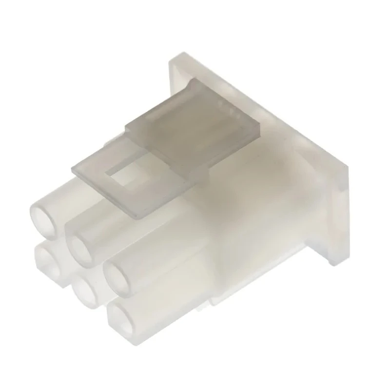 Molex MLX Male Connector Housing 6 Way 2 Row Straight Nylon 6.35 mm Pitch 600V 11A 50-84-1060
