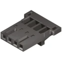 Molex SL Female Connector Housing 2.54 mm Pitch 4 Way 1 Row Straight 50-57-9704