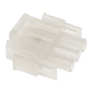 Molex MLX Male Connector Housing 6.35 mm Pitch 3 Way 1 Row Straight 50-84-1030