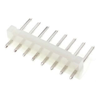 Molex KK 396 Series Straight Through Hole Pin Header, 8 Contacts, 3.96 mm Pitch, 1 Row, Unshrouded 09-65-2088