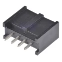 Molex C-Grid III Series Shrouded Straight Through Hole PCB Header 4 Contacts 2.54mm Pitch 350V 3A 90136-1304