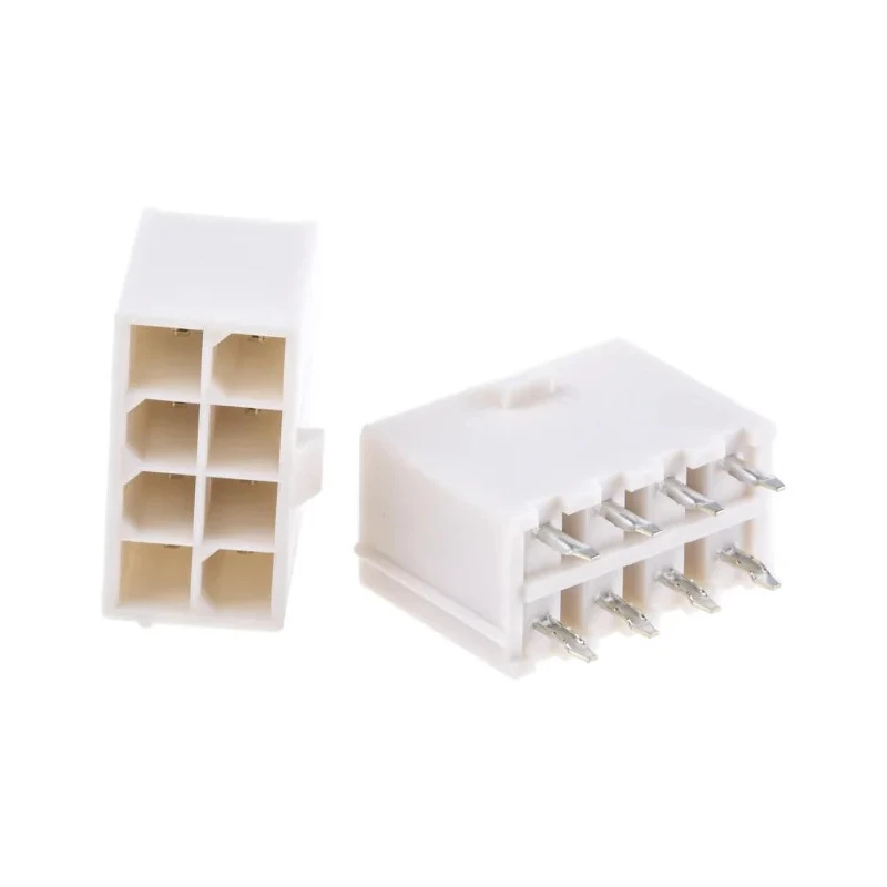 Molex Mini-Fit Jr Series Straight Through Hole PCB Header 8 Contact 4.2 mm Pitch 2 Row Shrouded 39-28-8080